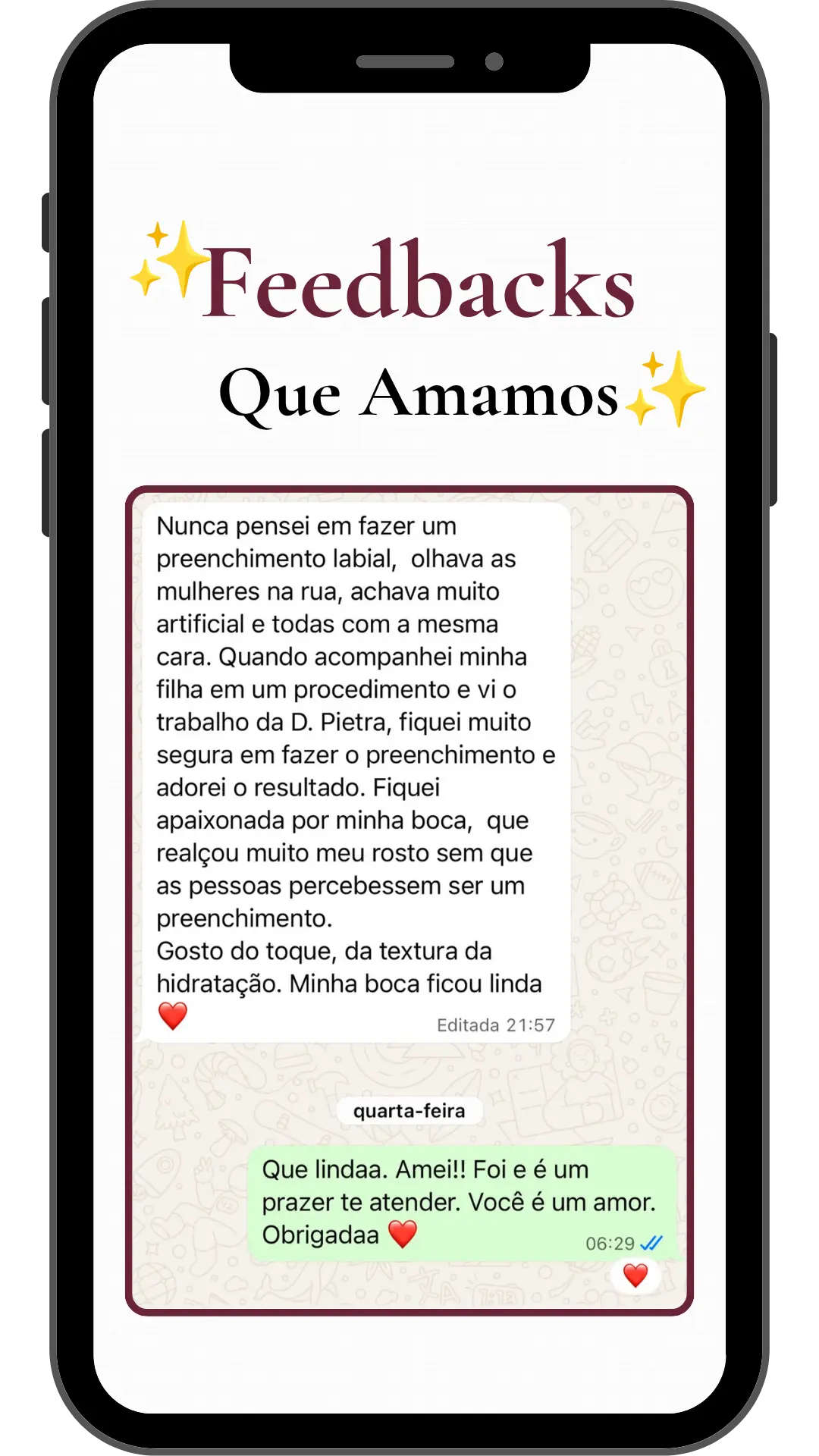 relato harmonização facial em niterói
